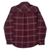 Carhartt Checked Shirt - Medium Burgundy Cotton