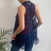 Vintage blue Unbranded Crochet Top - womens medium