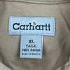 Carhartt Tall Shirt - XL Beige Cotton