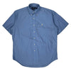 Blake Ralph Lauren Short Sleeve Shirt - Medium Blue Cotton