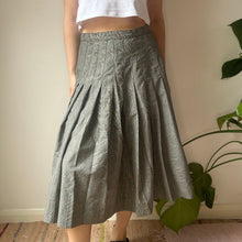  Vintage grey Unbranded Pleated Skirt - womens 28" waist