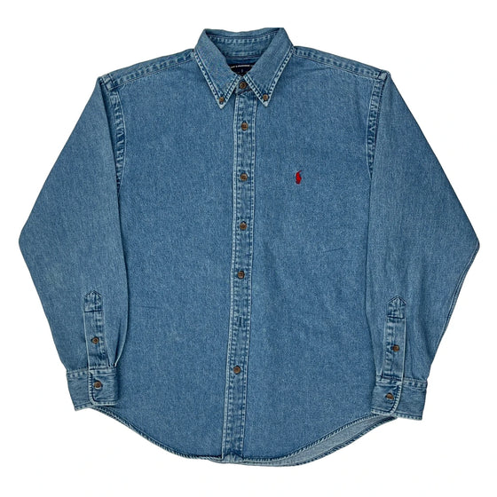 Ralph Lauren Shirt - Medium Blue Cotton