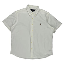  Polo Logo Ralph Lauren Shirt - XL White Cotton