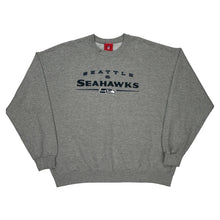  Seattle Seahawks Nfl Sweatshirt - XL Grey Cotton Blend