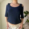 Vintage blue MM6 Maison Margiela Top - womens small