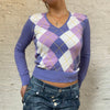 Vintage purple Benetton Jumper - womens small