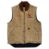 Construction Carhartt Gilet - Medium Beige Cotton