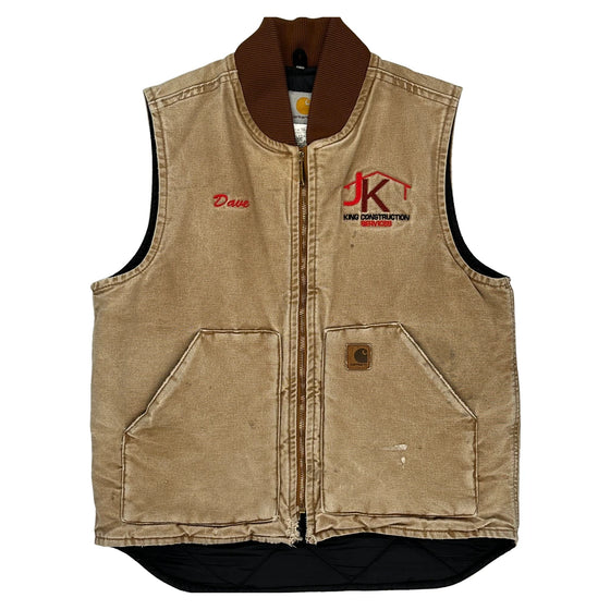 Construction Carhartt Gilet - Medium Beige Cotton