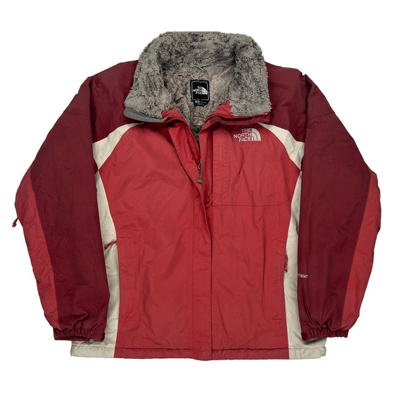 The North Face Waterproof Jacket - Large Red Polyester