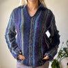 Vintage multicoloured Armani Jeans Jumper - womens medium