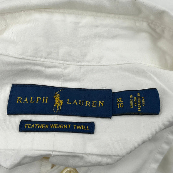 Ralph Lauren Shirt - XL White Cotton