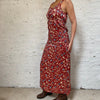 Vintage red Unbranded Maxi Dress - womens medium