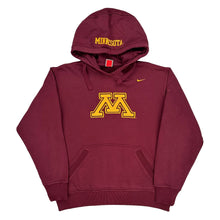  Minnesota Nike College Hoodie - Small Burgundy Cotton Blend