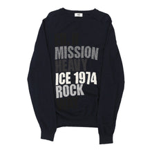  Vintage navy Ice Iceberg Jumper - mens large