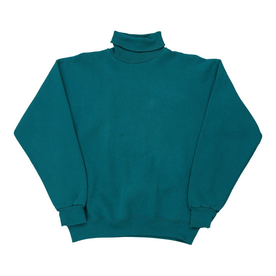 Vintage teal Lee Rollneck - mens large