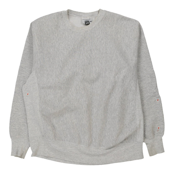 Vintage grey Lee Sweatshirt - mens x-large