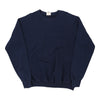 Vintage navy Lee Sweatshirt - mens xx-large