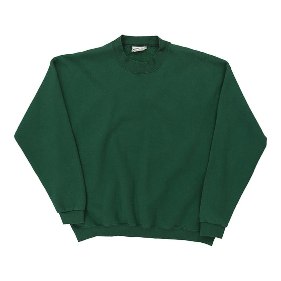 Vintage green Lee Sweatshirt - mens x-large