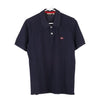 Vintage navy Napapijri Polo Shirt - mens large