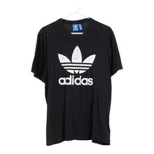  Vintage black Adidas T-Shirt - mens x-large