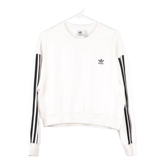 Vintage white Adidas Sweatshirt - womens large