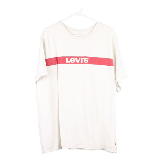 Vintage white Levis T-Shirt - mens xx-large