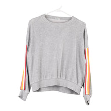  Vintage grey Benetton Sweatshirt - womens x-small