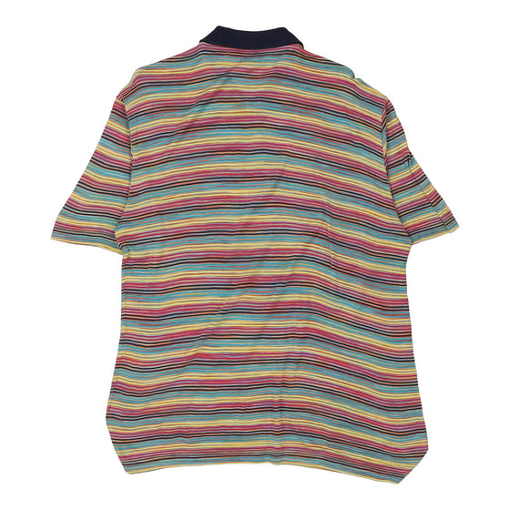 Vintage multicoloured Missoni Polo Shirt - mens large