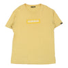 Vintage yellow Napapijri T-Shirt - mens large