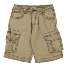  Vintage beige Armani Jeans Cargo Shorts - mens 34" waist