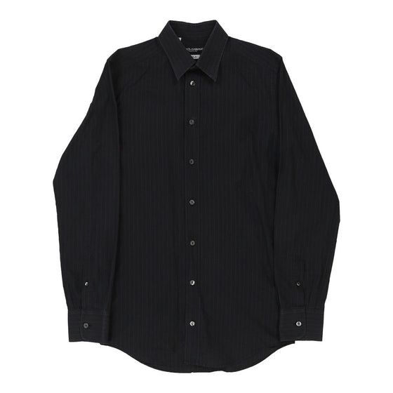 Vintage black Gold Dolce & Gabbana Shirt - mens medium