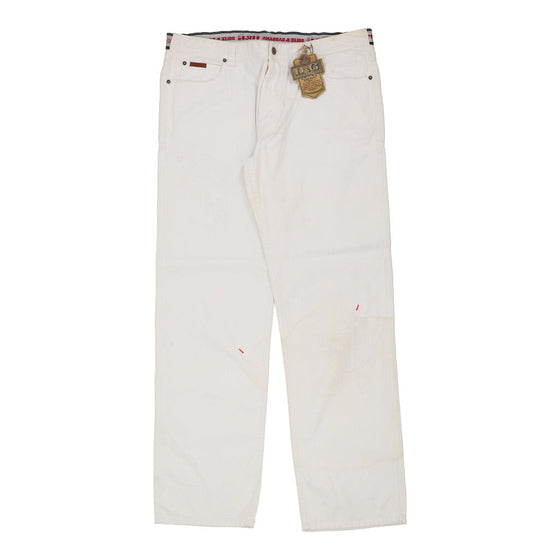 Vintage white Dolce & Gabbana Trousers - mens 42" waist