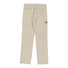  Dickies Trousers - 32W UK 10 Beige Cotton Blend - Thrifted.com