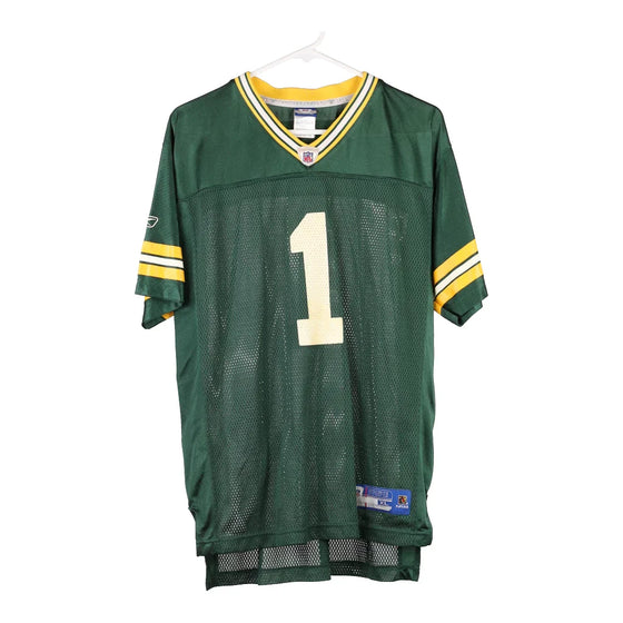 Vintage green Age 14-16 Green Bay Packers   Reebok Jersey - boys large