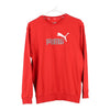 Vintage red Age 14-16 Puma Sweatshirt - boys x-large