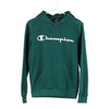 Vintage green Age 14-16 Champion Hoodie - boys x-small