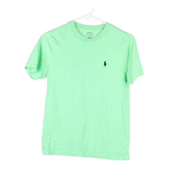 Pre-Loved green Age 10 Polo Ralph Lauren T-Shirt - boys medium