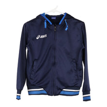  Vintage navy Age 10 Asics Track Jacket - boys medium