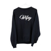 Vintage black Wifey Fruit Of The Loom Sweatshirt - womens medium