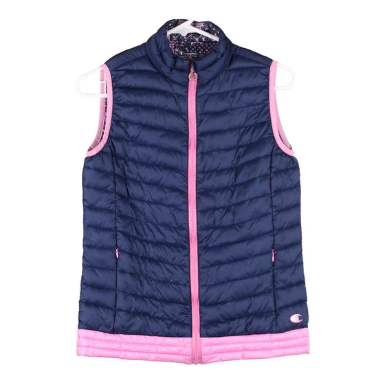 Pre-Loved navy Age 13-14 Champion Gilet - girls x-large