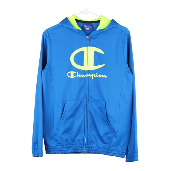 Vintage blue Age 13-14 Champion Hoodie - boys x-large