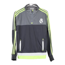  Vintage grey Age 14-16 Real Madrid Adidas Track Jacket - boys medium