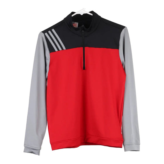 Pre-Loved block colour Age 11-12 Adidas 1/4 Zip - boys medium