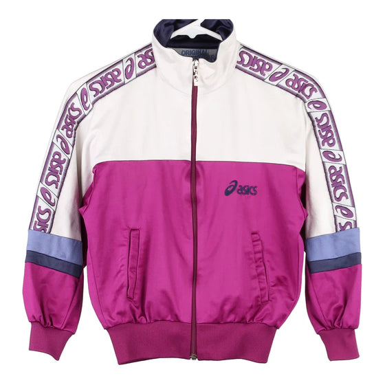 Vintage block colour Age 5 Asics Track Jacket - girls large