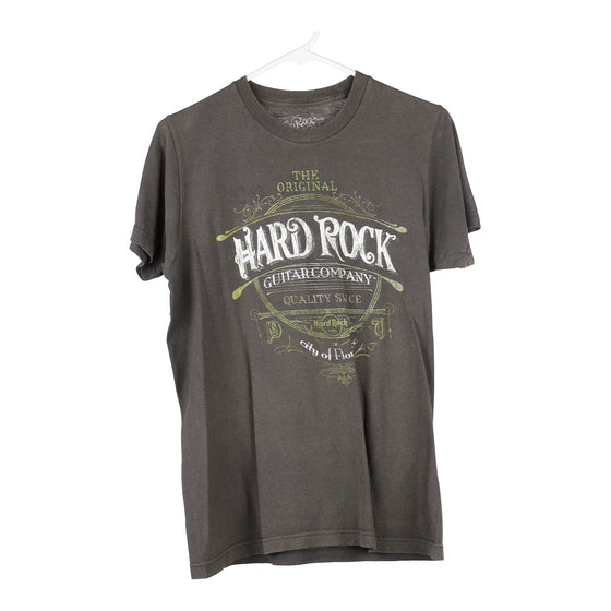 Pre-Loved grey Florence Hard Rock Cafe T-Shirt - mens small