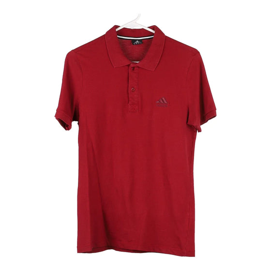 Vintage red Adidas Polo Shirt - mens medium