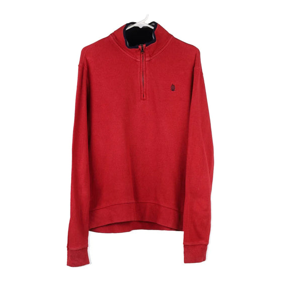 Vintage red Marina Yachting 1/4 Zip - mens large