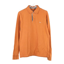  Pre-Loved orange Harmot & Blaine Long Sleeve Polo Shirt - mens xx-large