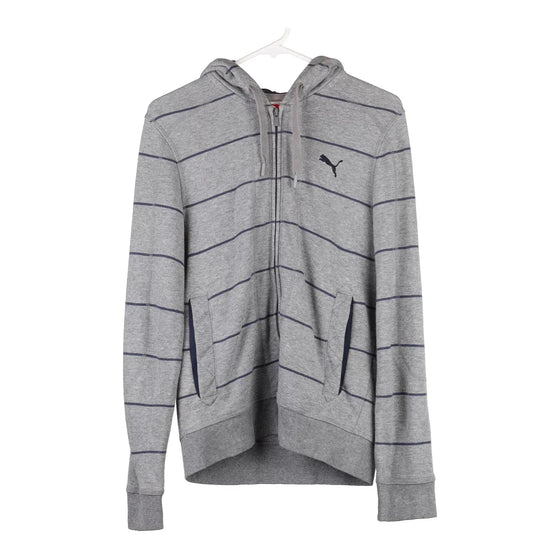 Vintage grey Puma Hoodie - mens small