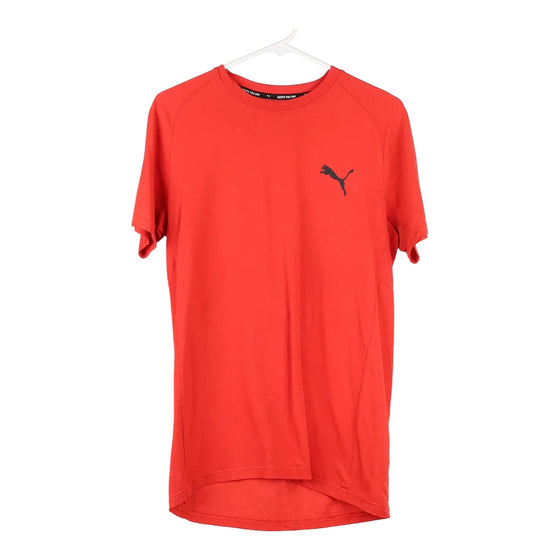 Pre-Loved red Puma T-Shirt - mens small